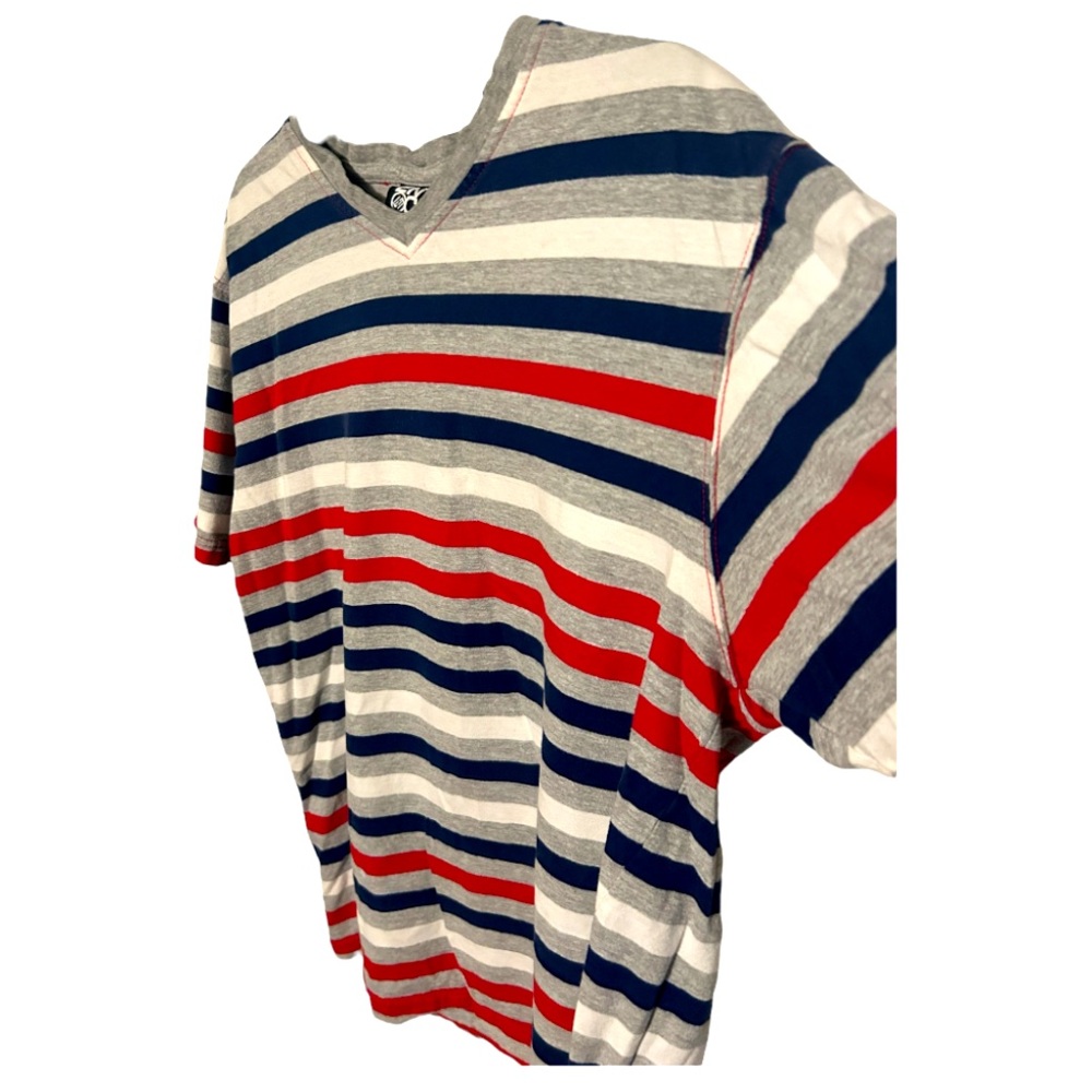 90s Enyce striped pullover T-Shirt size XL